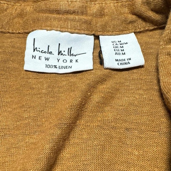 Nicole Miller Mustard Sleeveless Tank Top - Picture 3 of 6